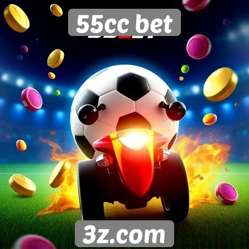 Variedade de jogos disponíveis na plataforma 55cc bet